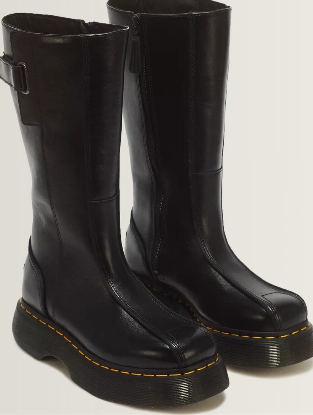 Dr. Martens Buzz Hi Gloss Leather Boots